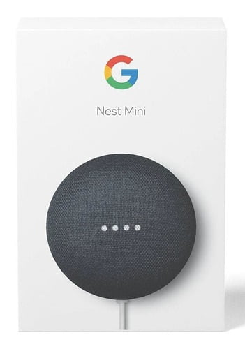 Smart Speaker Google Nest Mini 2ª Geração - Google Assistente
